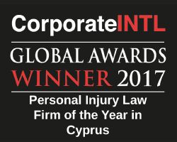 2017 Global Awards  Personal Injury Law Firm Of The Year In Cyprus 34fdf25f94f8120b4417bc9c86b7838b